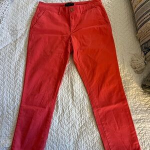 Banana Republic Women's Red Ankle Pants